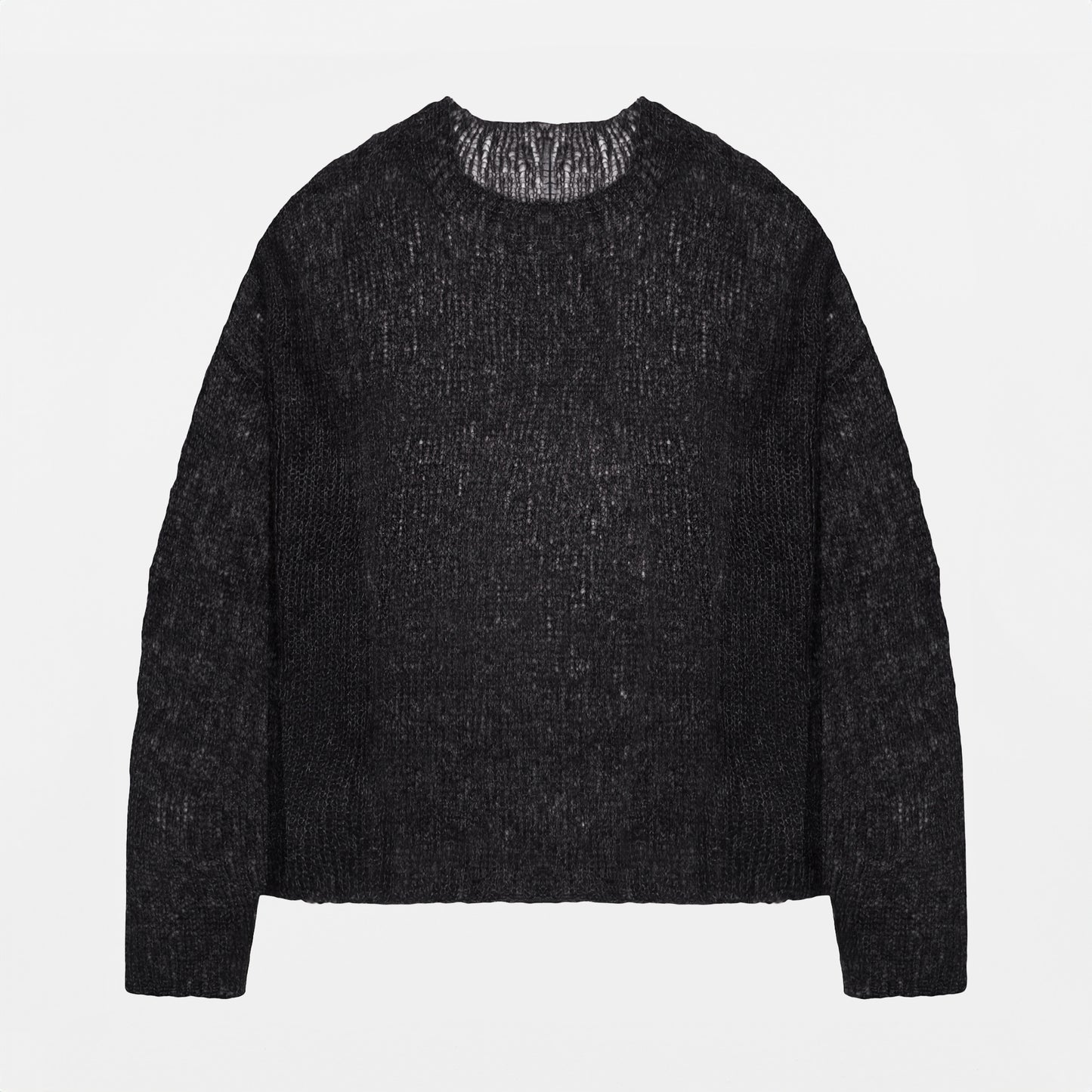 Black Mohair Pullover
