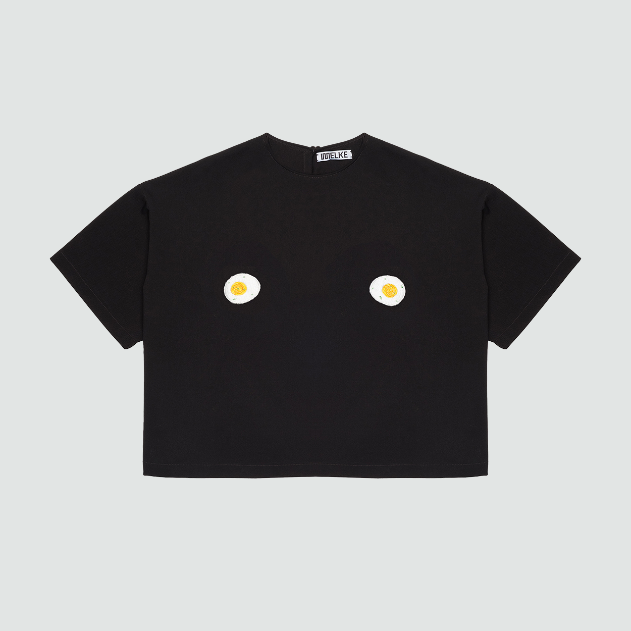 Embroidered Deviled Egg Top
