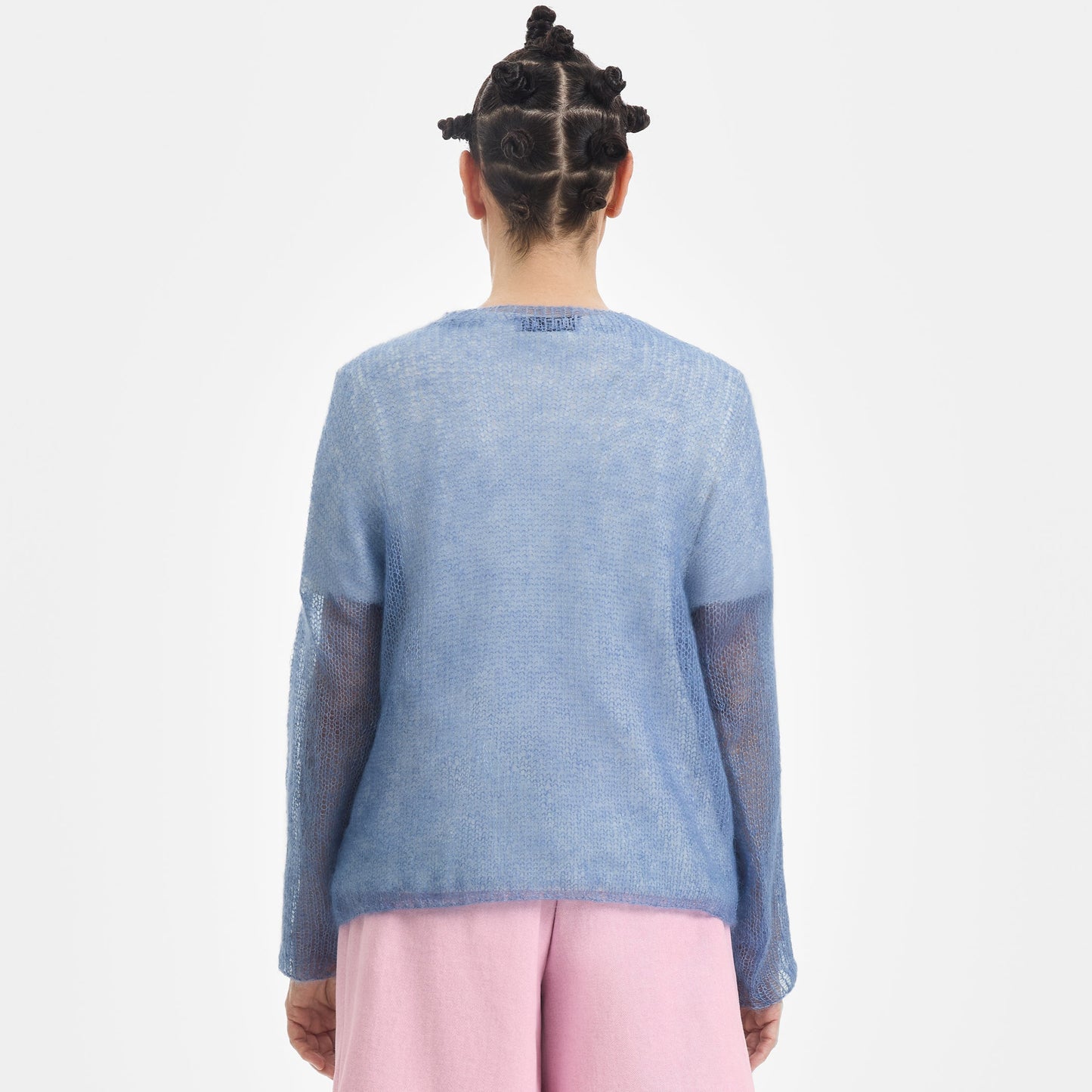 Azure Mohair Pullover