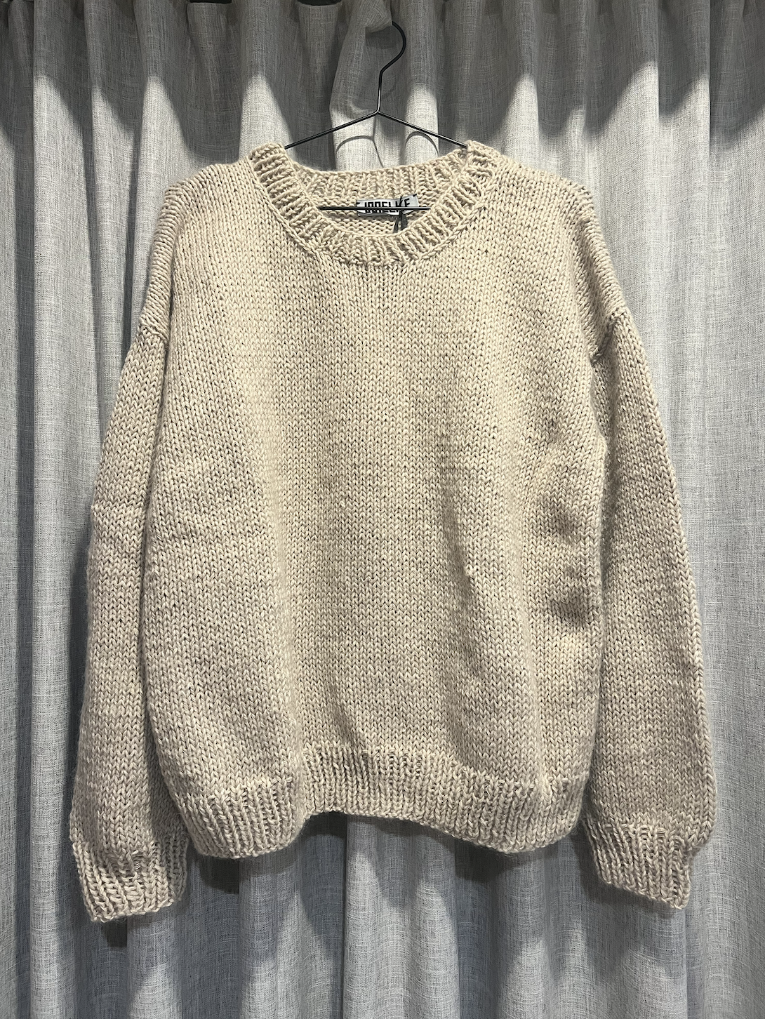 Cream Grandfather Pullover