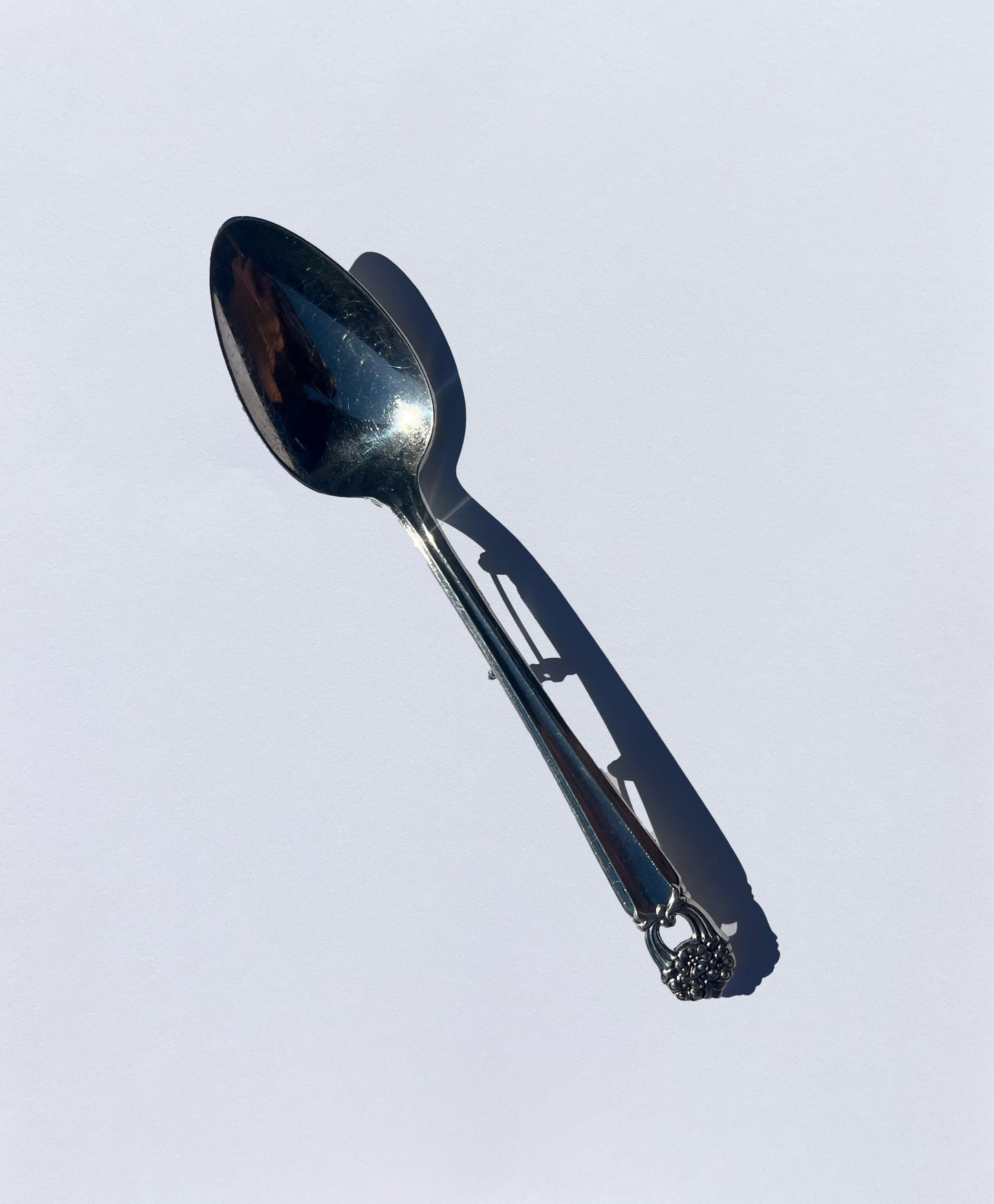 Silver Spoon Brooch