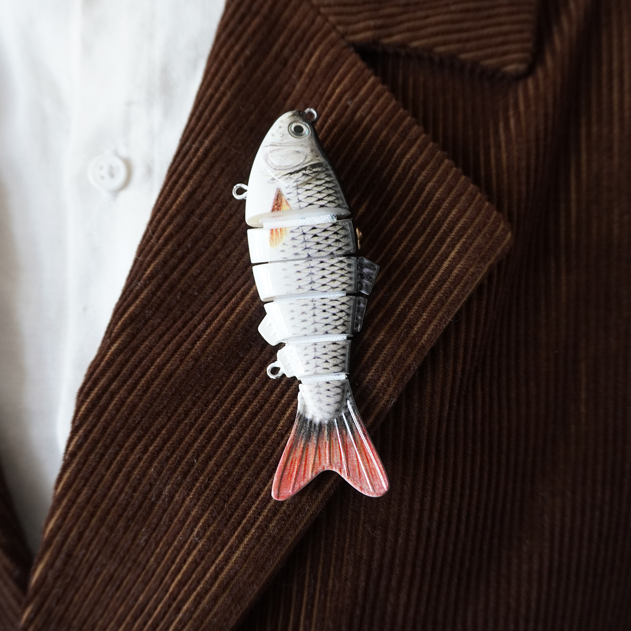 Perch Fish Brooch