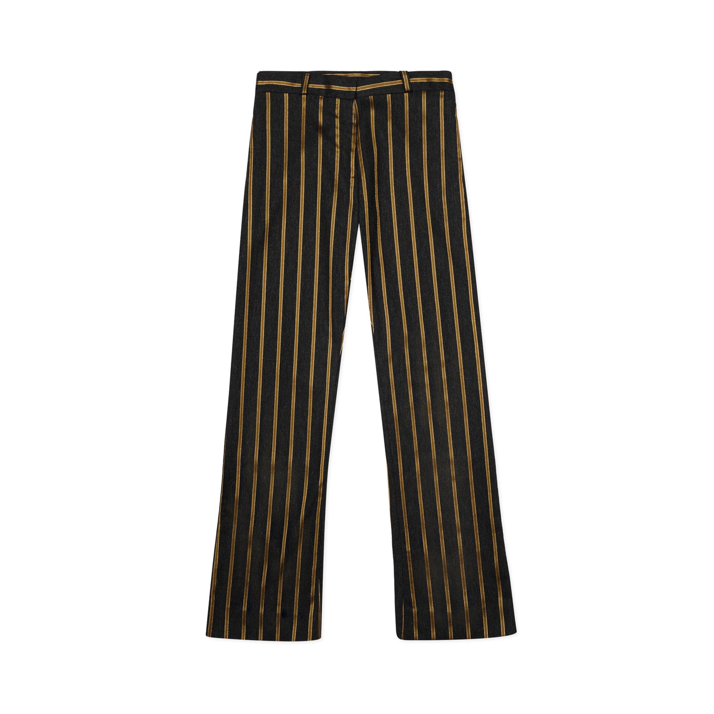 Metallic Straight Leg Pant