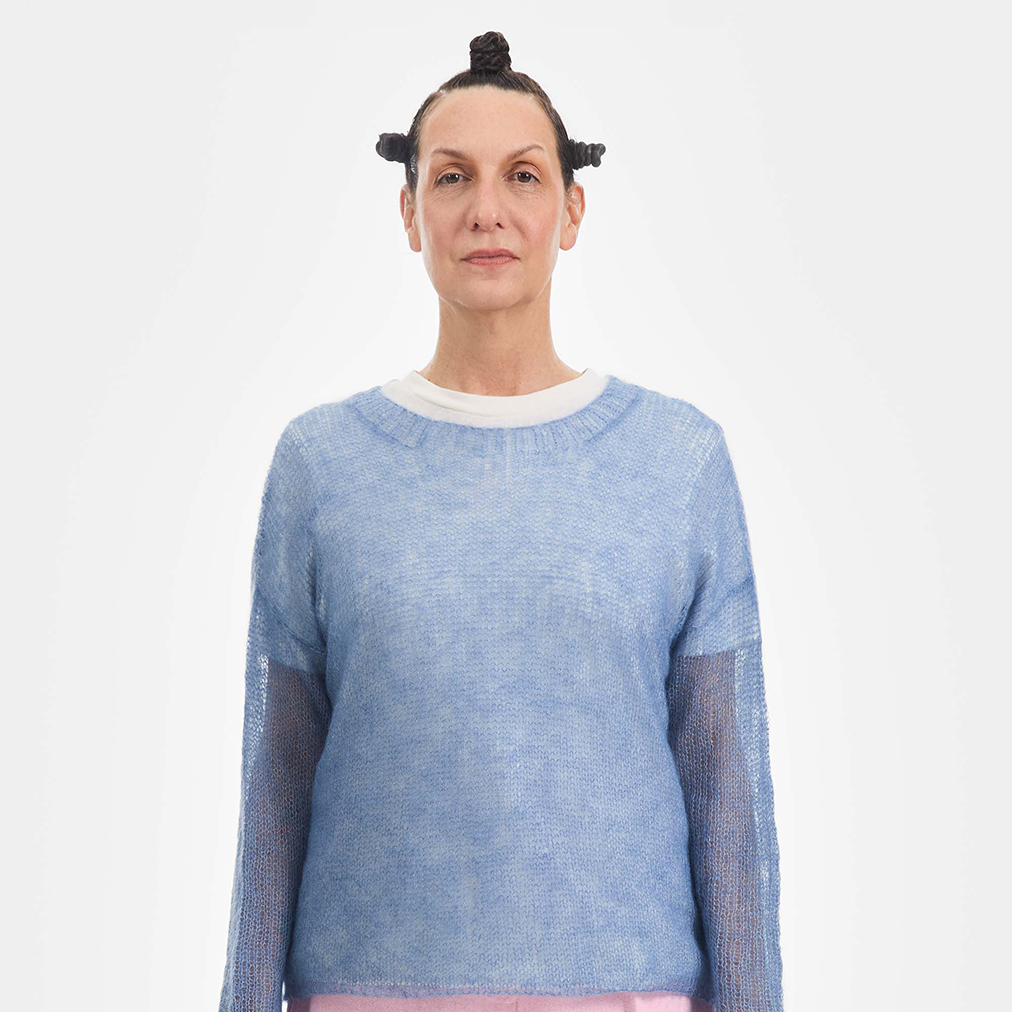 Azure Mohair Pullover
