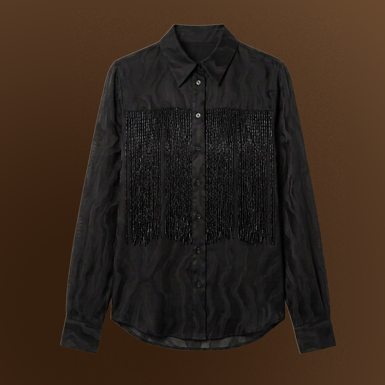Black Beaded Top