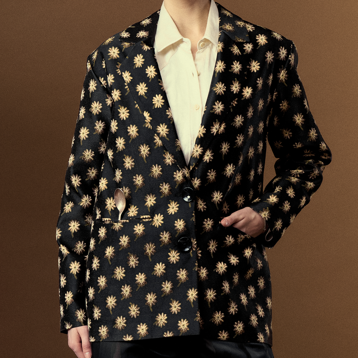 Jacquard Garden Blazer