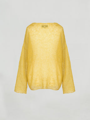 Mohair Pullover - Chartreuse