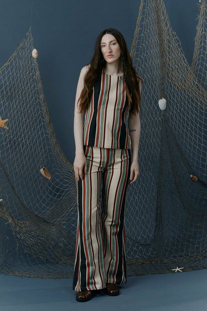 Striped Flare Pant