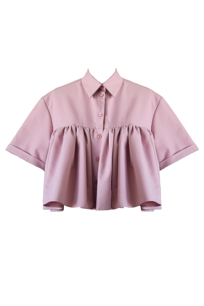Pink Ruffle Top