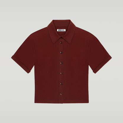 Cotton Darted Short Sleeve