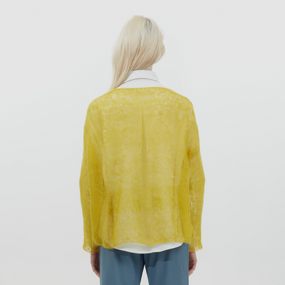 Saffron Mohair Pullover