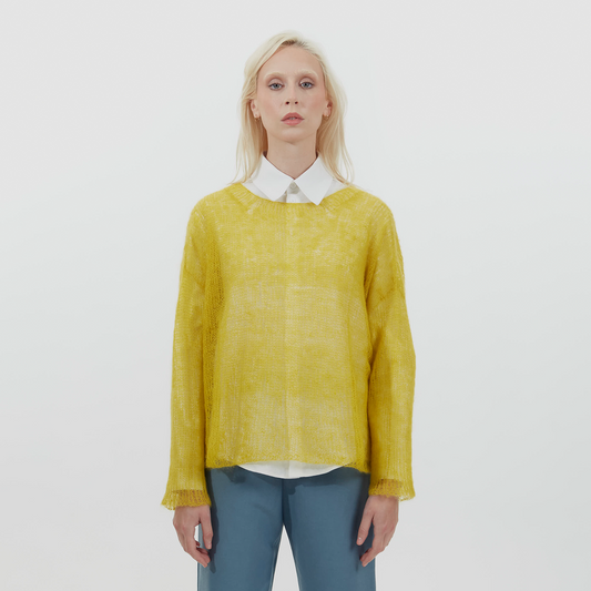 Saffron Mohair Pullover