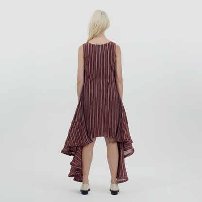 Pleated Shift Dress
