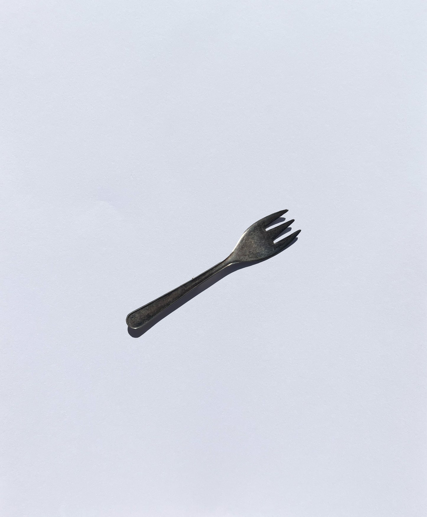 Silver Fork Brooch